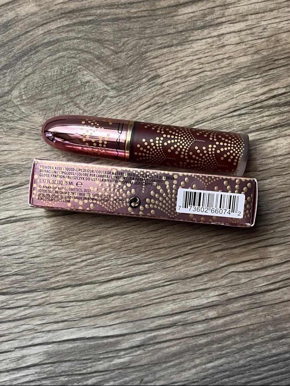 MAC Powder Kiss Liquid Lip Color - Cheers Dears - RARE - Limited Edition - HTF